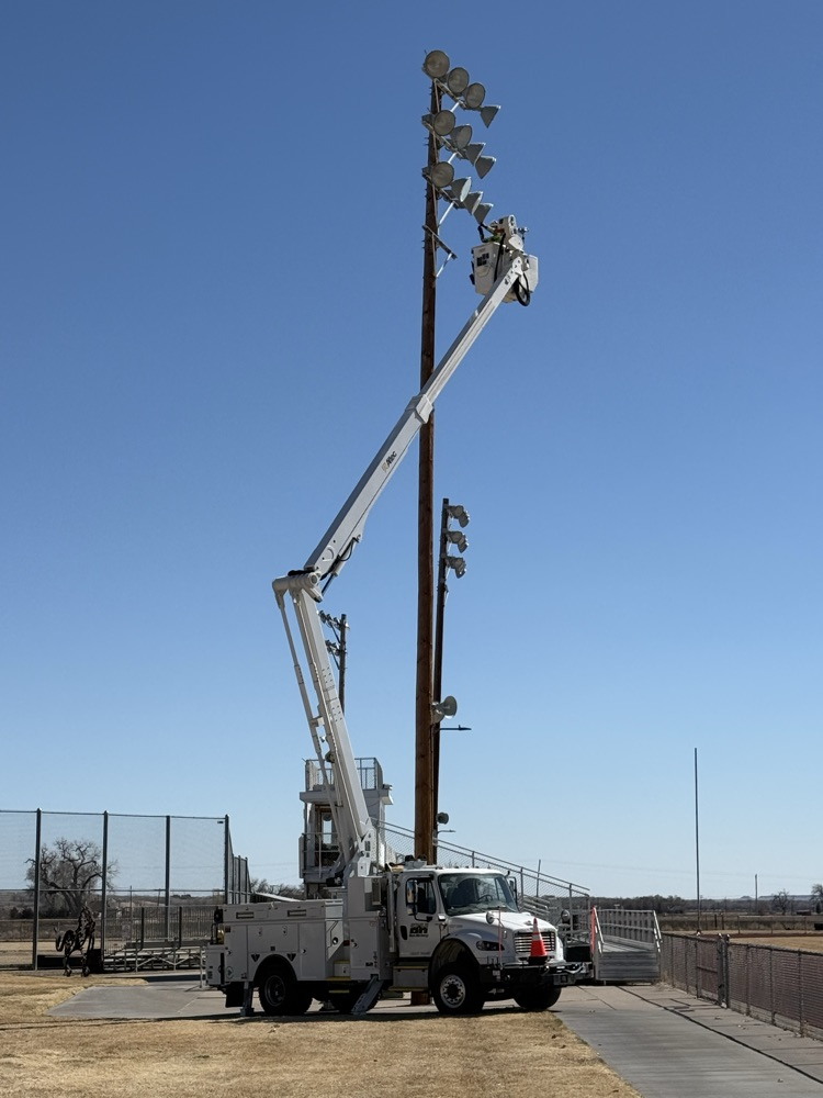 black hills changing out lights