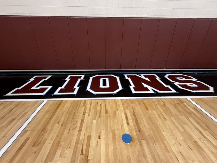 new gym floor paint