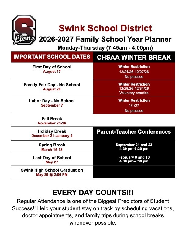 26-27 Family Calendar