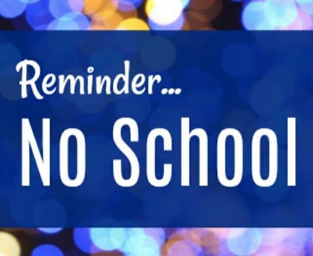 No School-Thursday, September 20