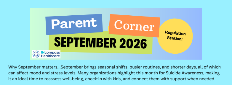 Sept. Parent Corner