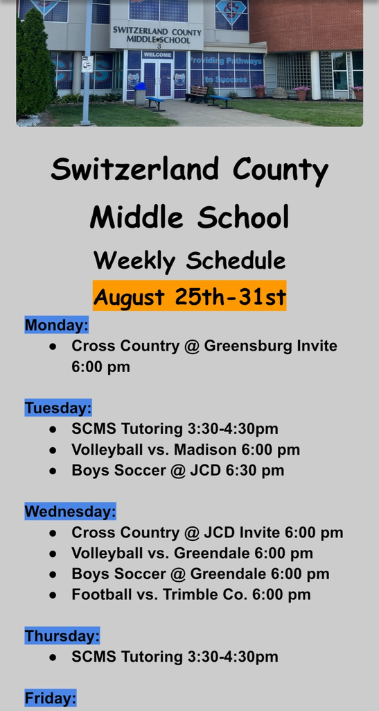 weekly events