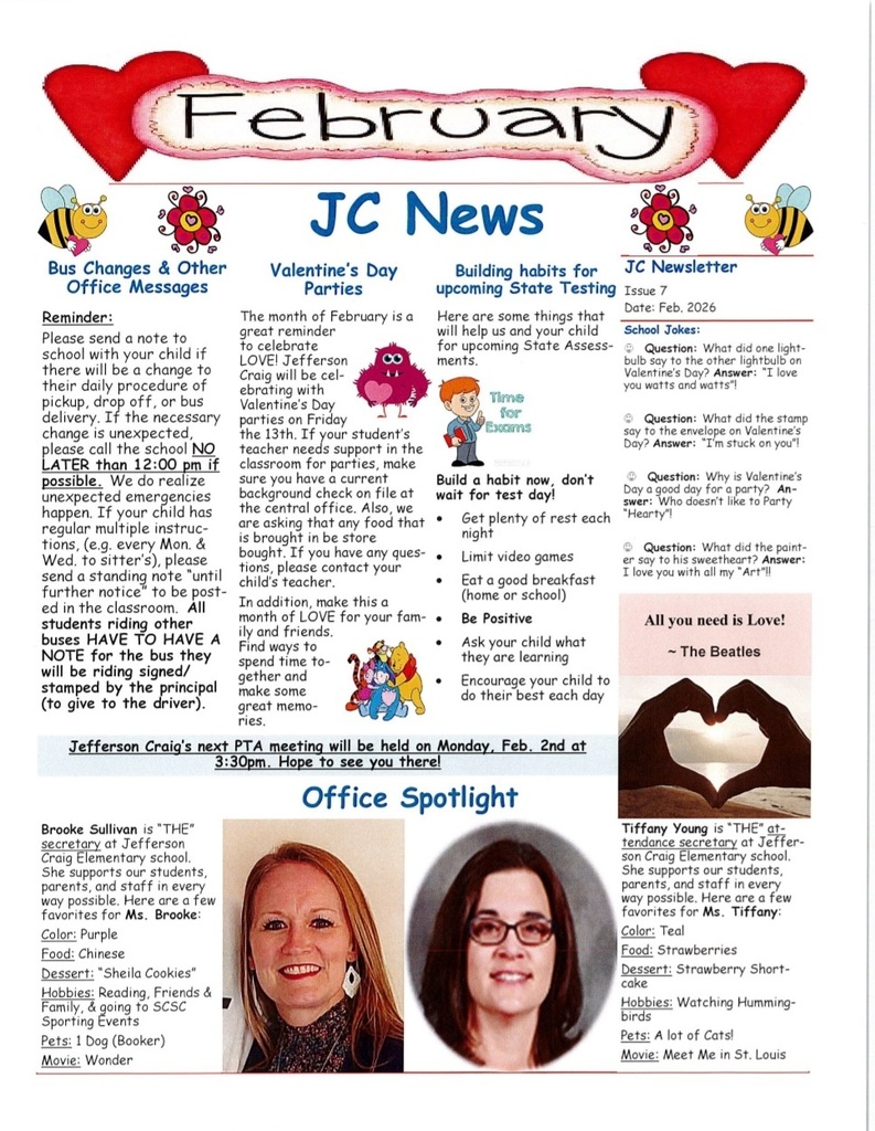 JC Newsletter Feb 2026- Issue 16
