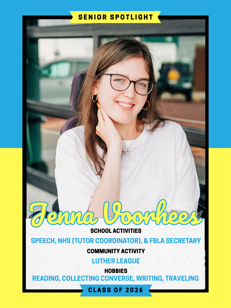 Senior Spotlight - Jenna Voorhees