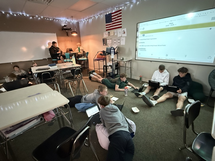 students in a classroom 