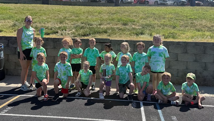 Mrs. Berner's class won the Kindergarten speed relay