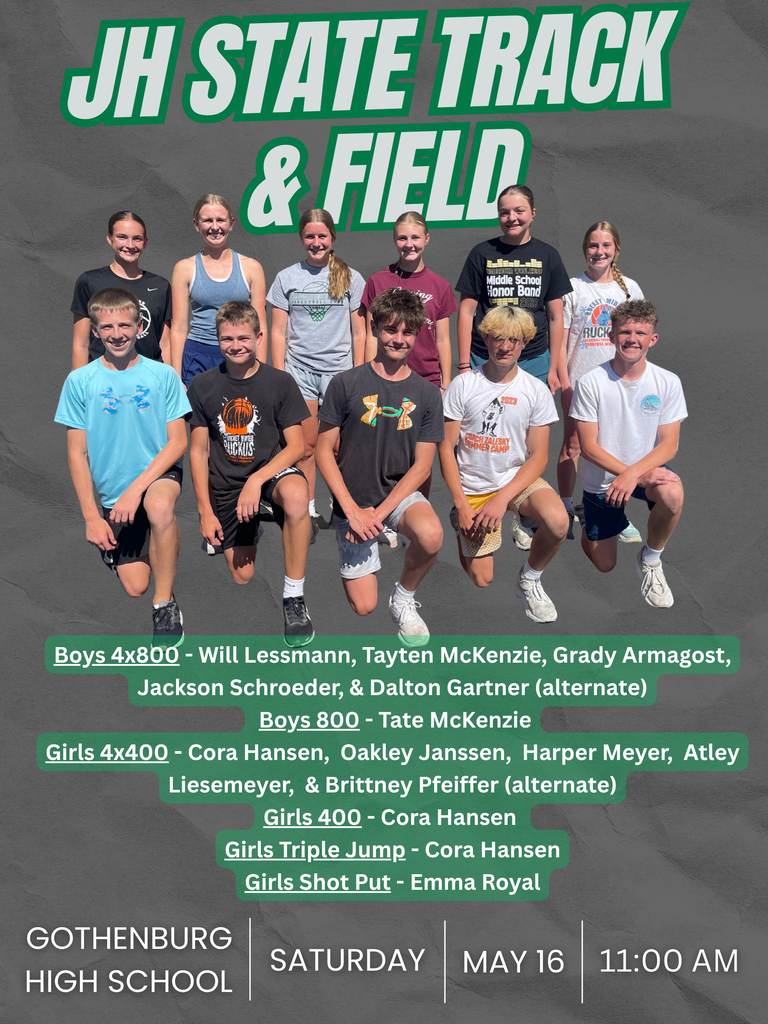 Junior High State Track @ Gothenburg