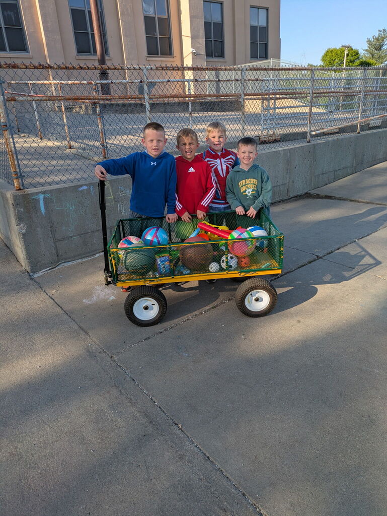 Students at VIP recess