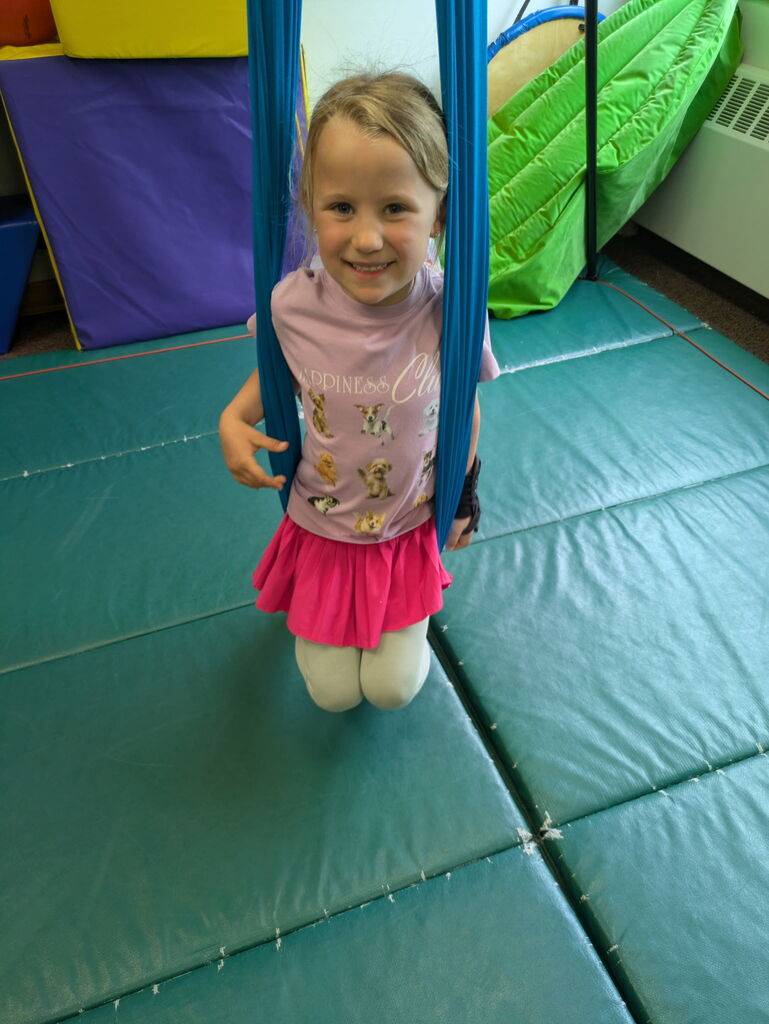 Students in sensory room