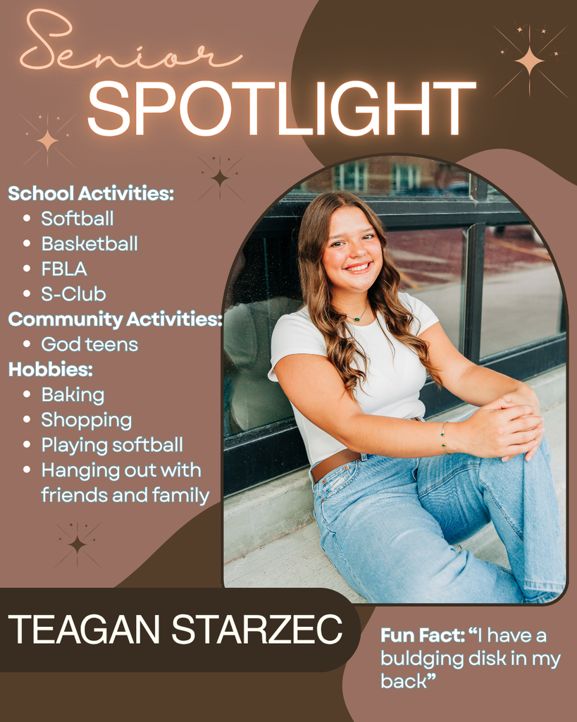 Senior Spotlight - Teagan Starzec