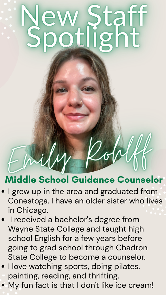 New Staff Spotlight - Emily Rohlff