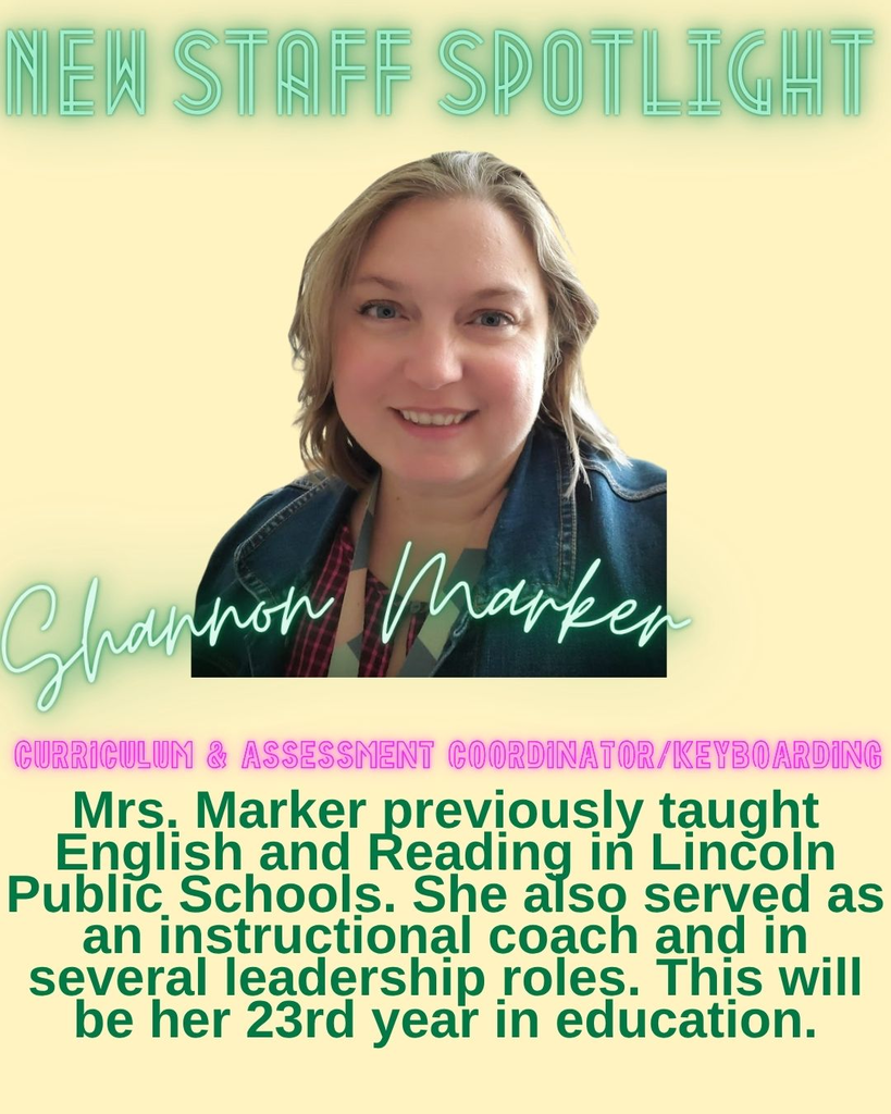 New Staff Spotlight - Shannon Marker