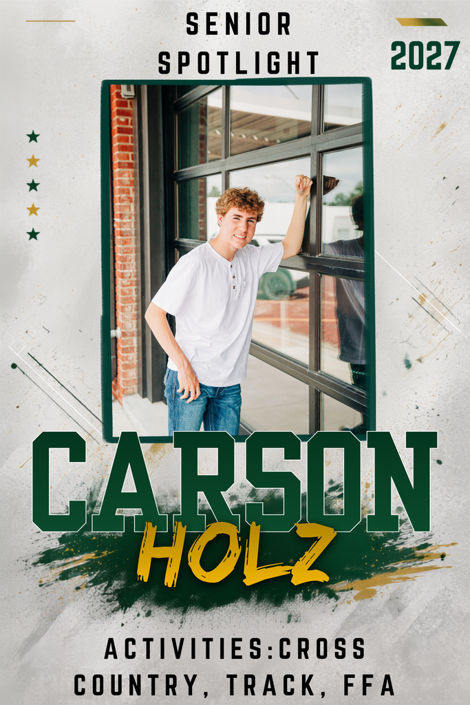 Senior Spotlight - Carson Holz