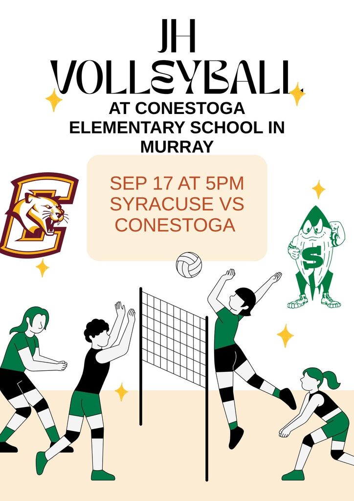 Junior High Volleyball vs Conestoga @ Murray