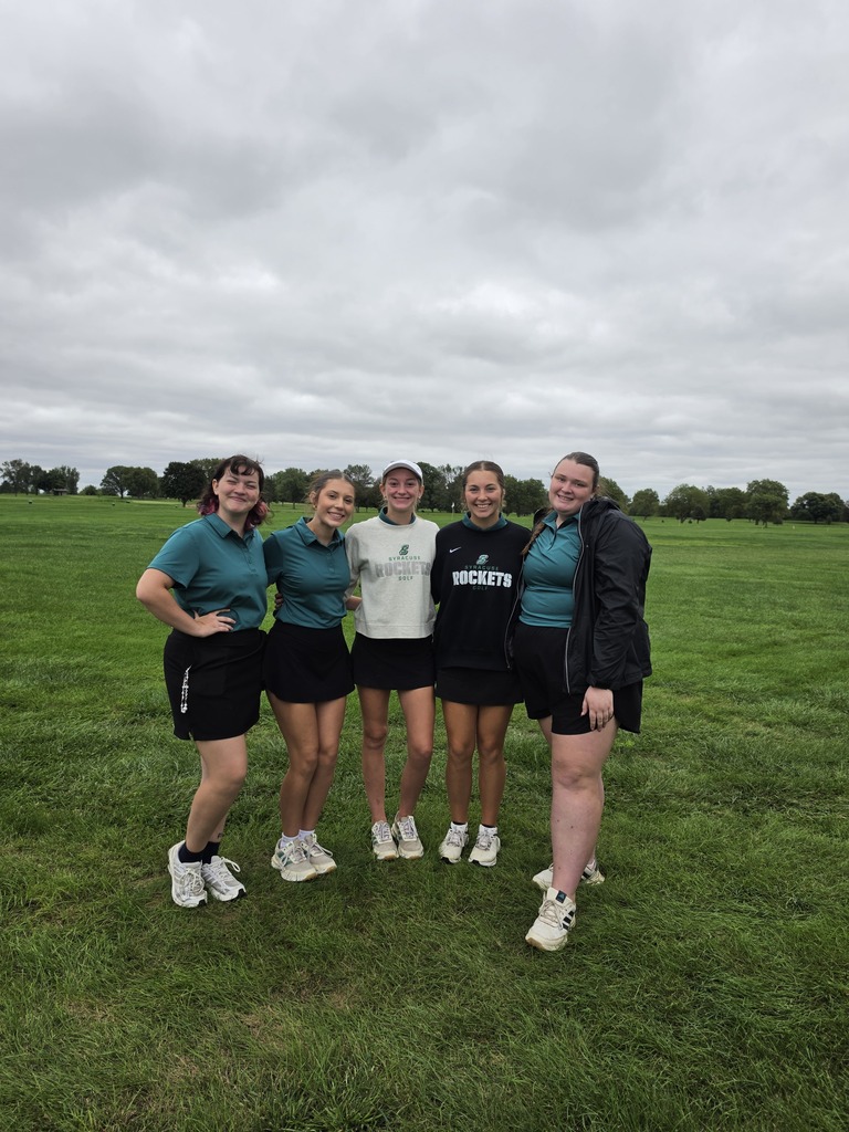 Team photo of the Girl's Golf team who competed at the Arlington Invite.