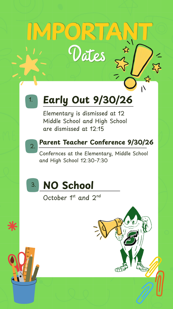 Upcoming important dates