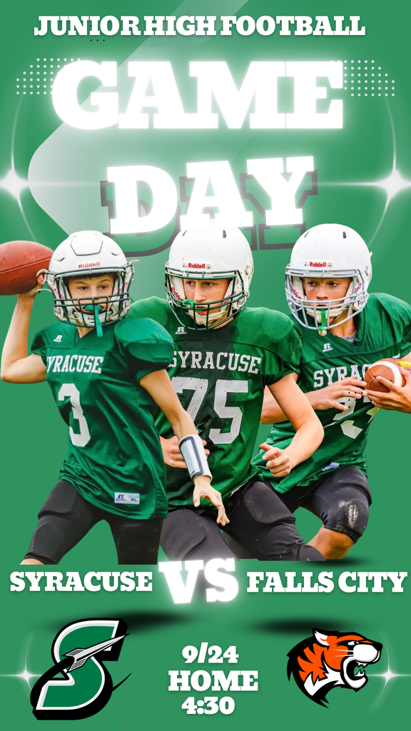 Junior High Football vs Falls City @ Home