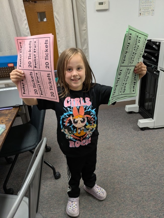 Students using tickets for experiences