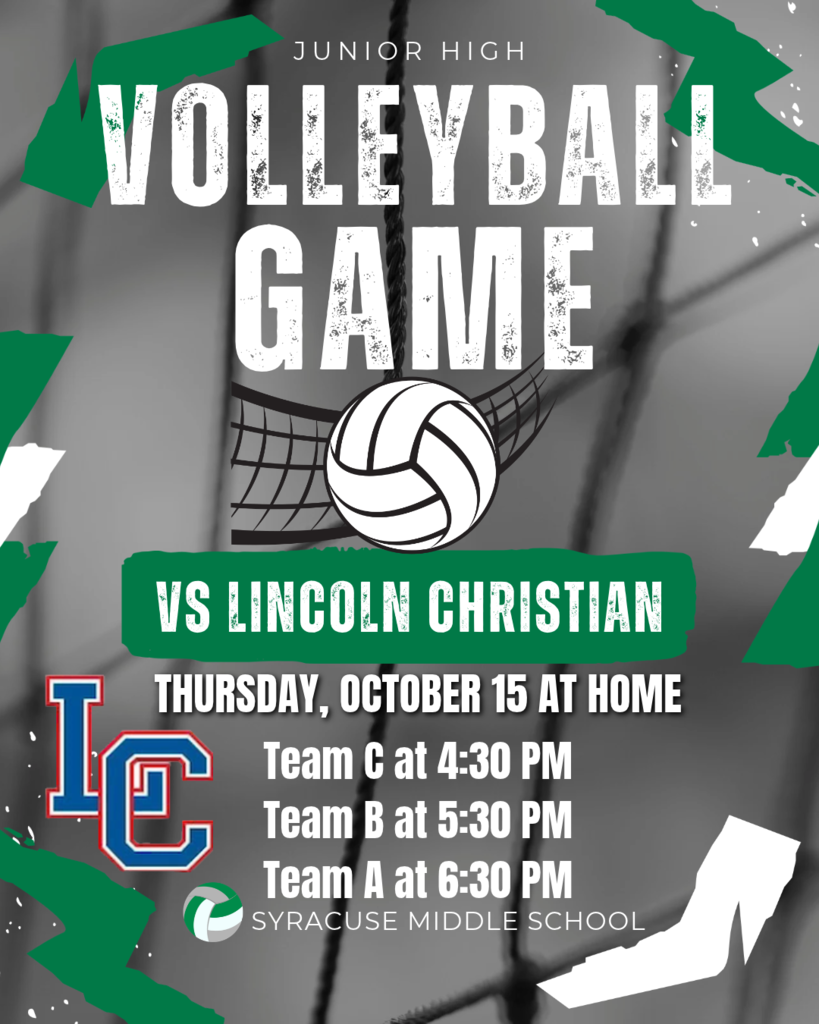 Junior High Volleyball @ Home vs Lincoln Christian