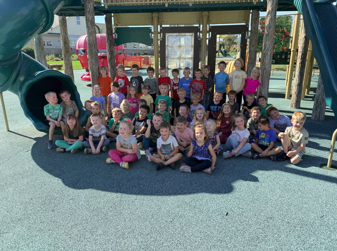 Kindergarteners at Kimmel Orchard!