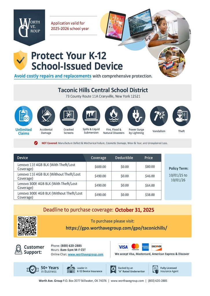Student Laptop Insurance 2025-2026
