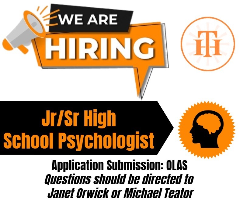 We are Hiring School Psych