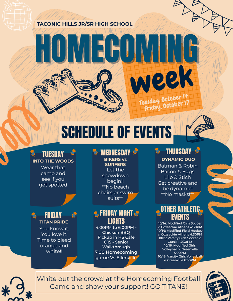 Homecoming Spirit Week Flyer