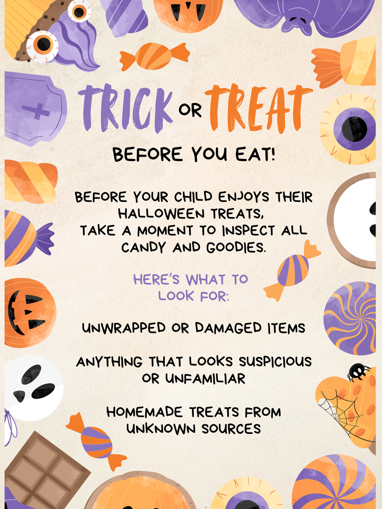 Trick or Treat before you eat
