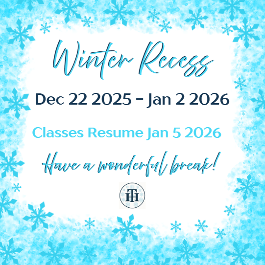 Winter Recess Reminder