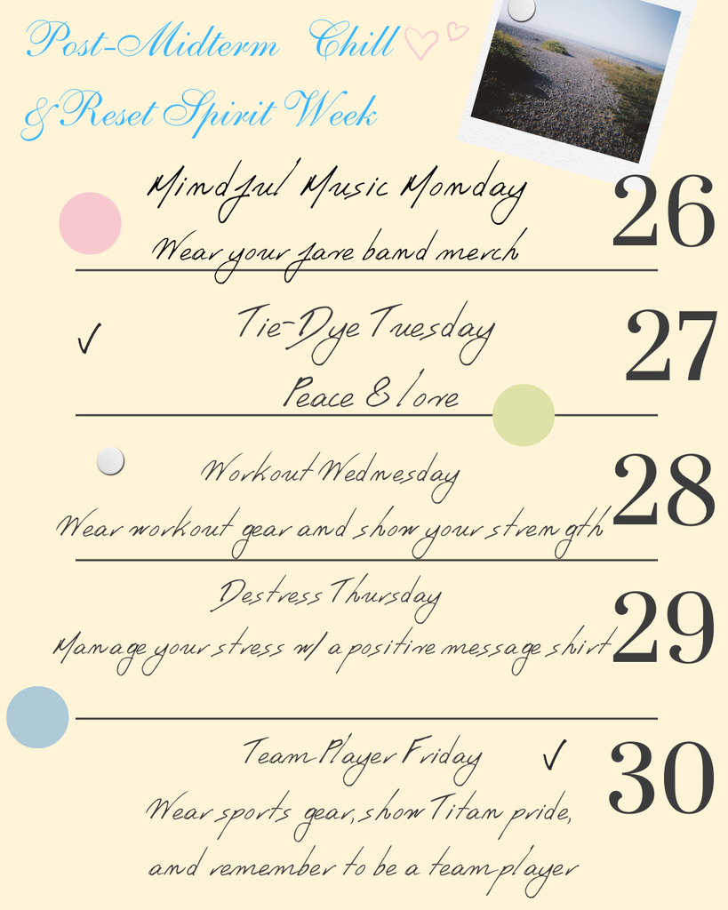 Post Midterm Spirit Week