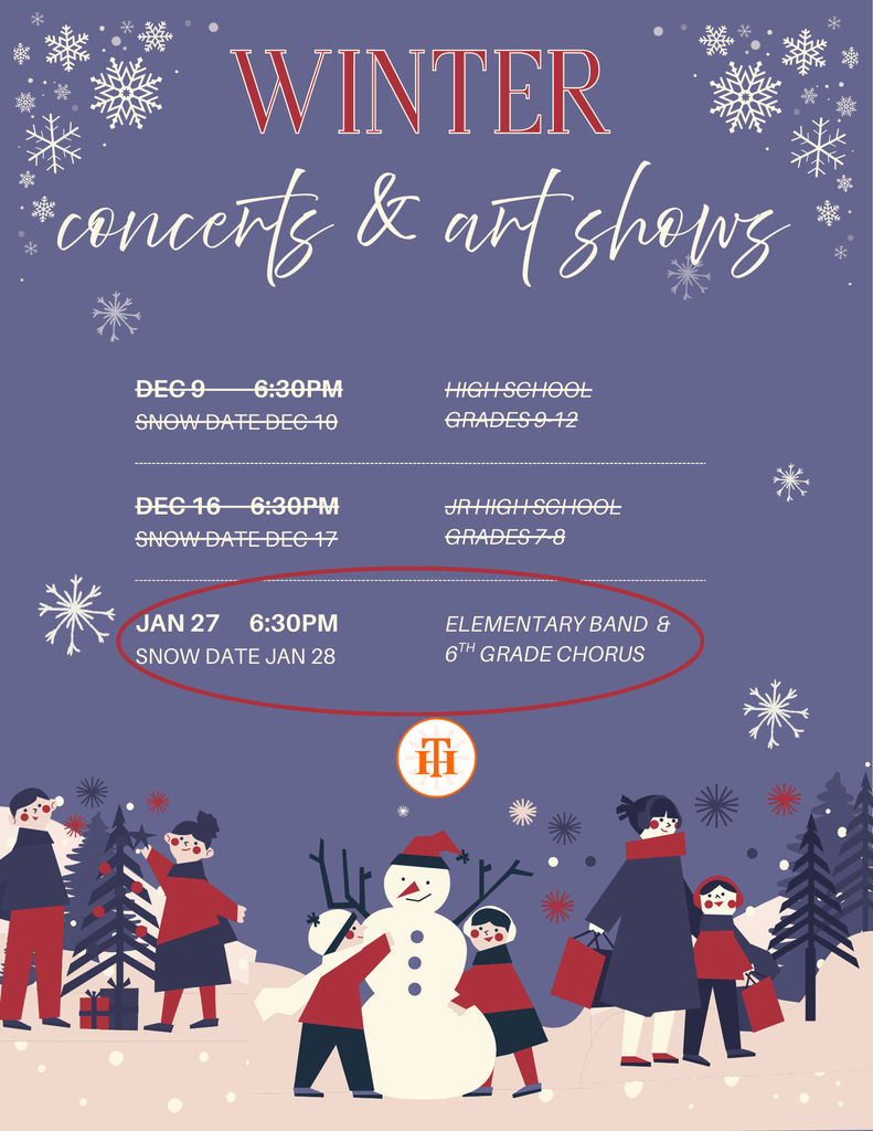 Winter Concerts & Art Shows