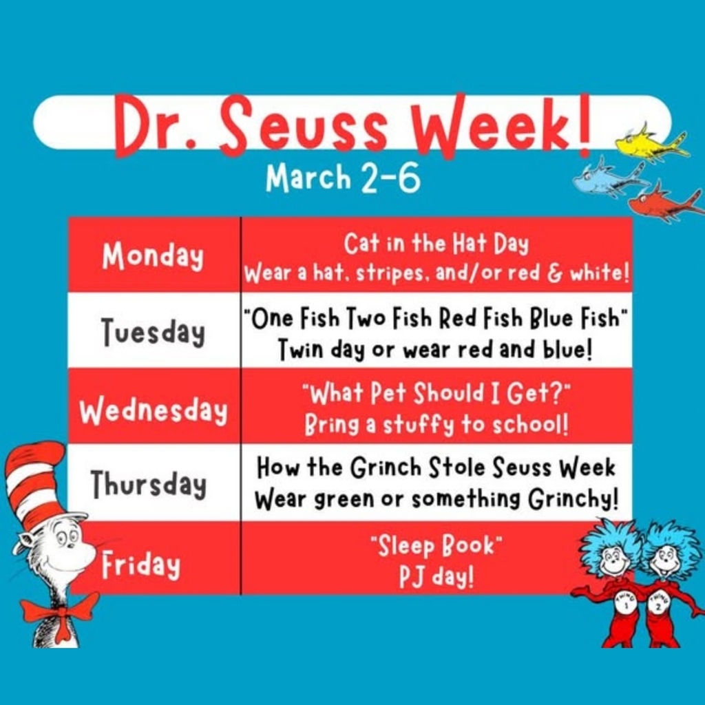 Dr Seuss Week 2026