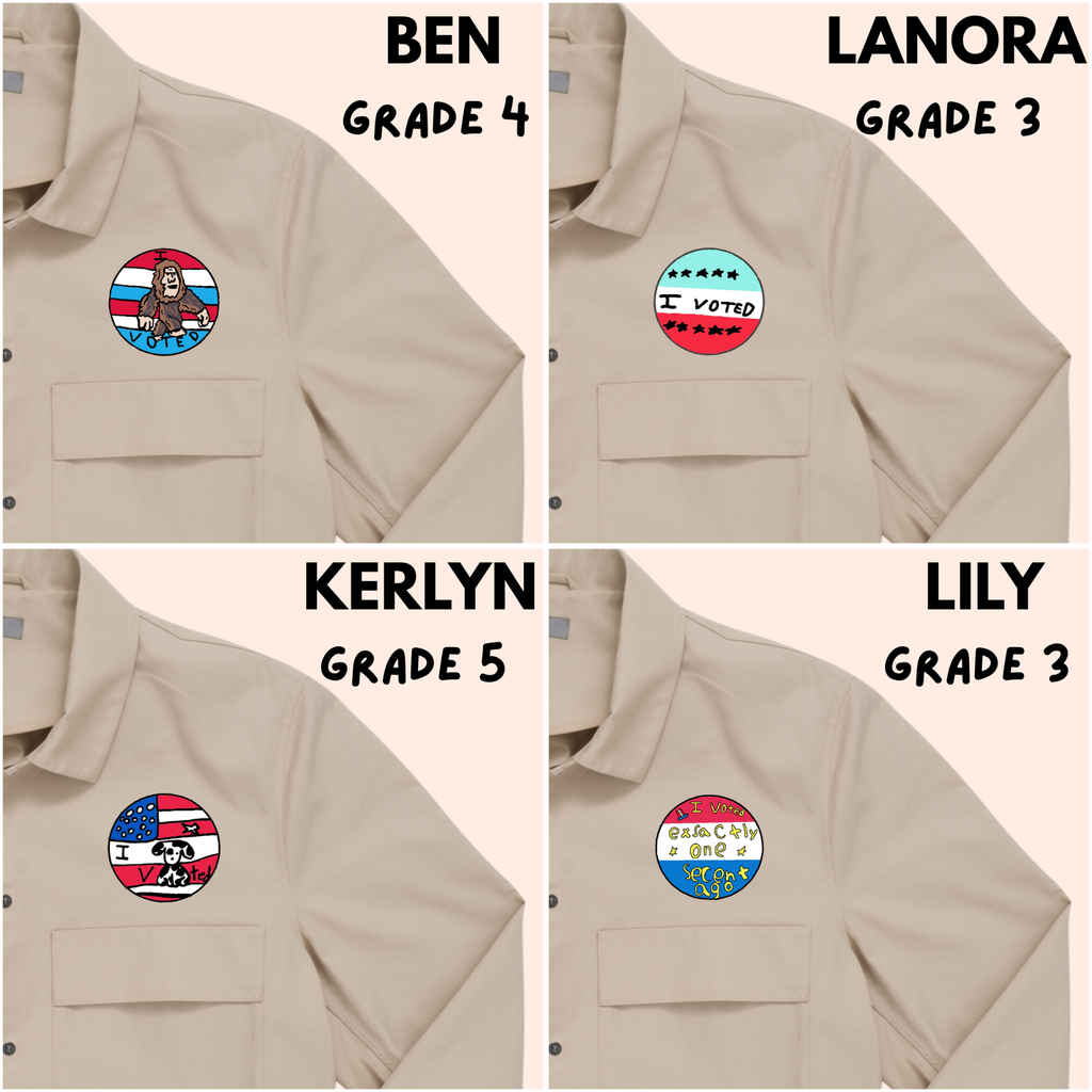 I Voted Stickers Together