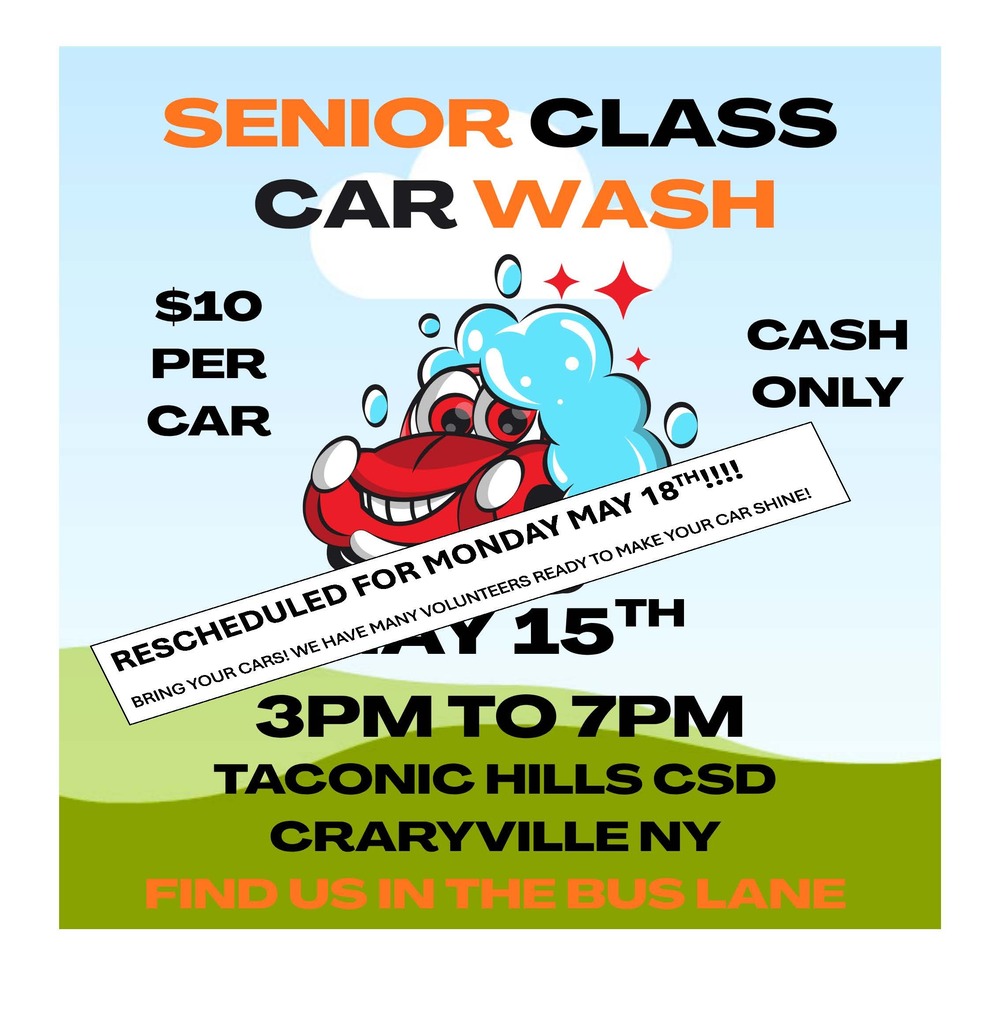 Car Wash Fundraiser Rescheduled