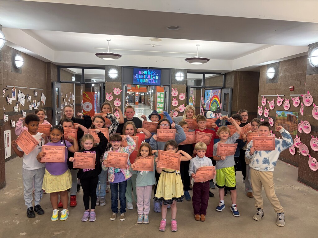 5.22.2026 Titan Strong Certificate Winners