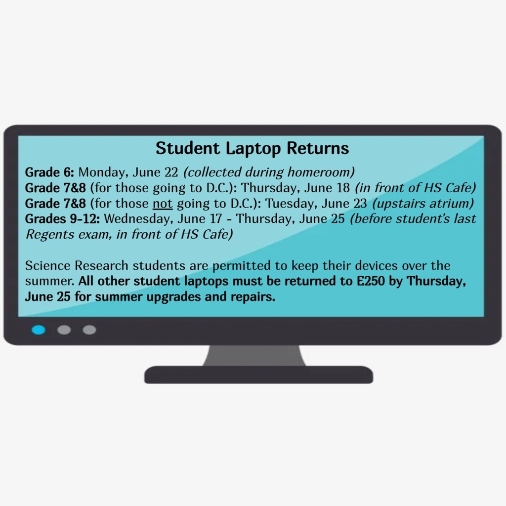 Student Laptop Returns 2026