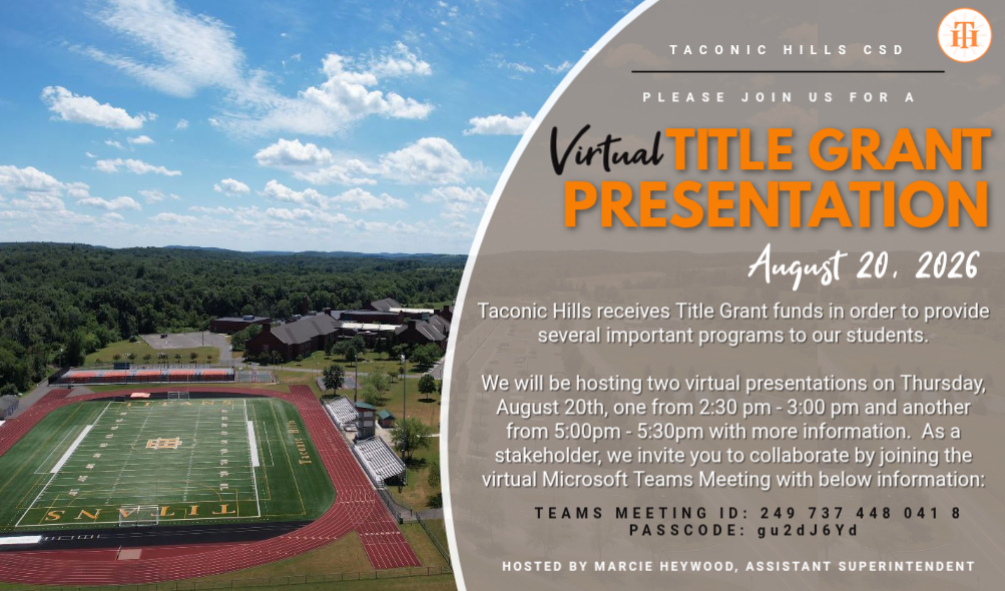 Virtual Title Grant Presentations 8.20.2026