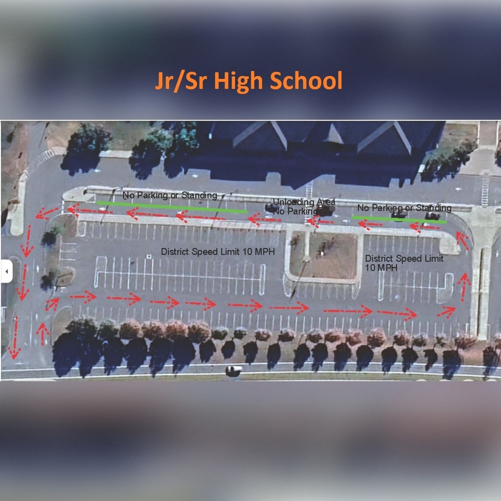 Jr/Sr High Drop Off Map