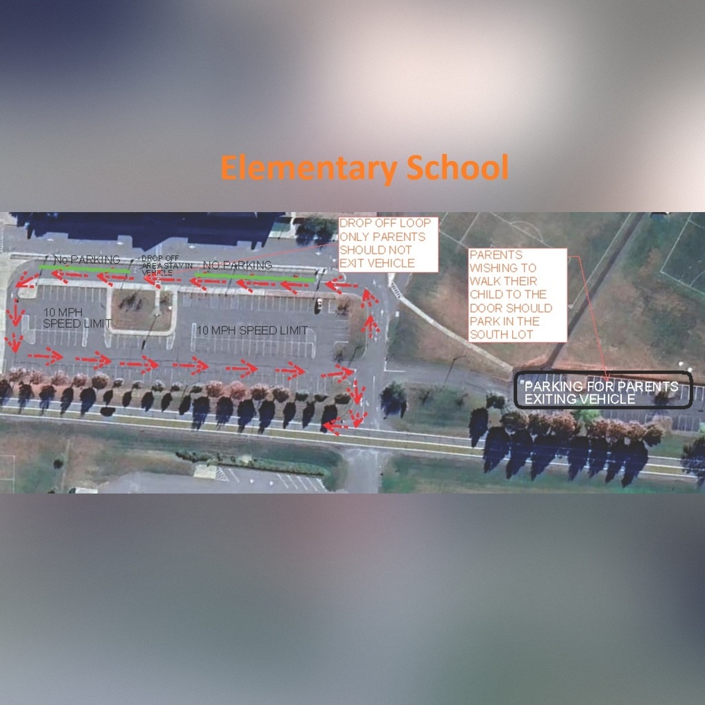 Elementary Drop Off Map