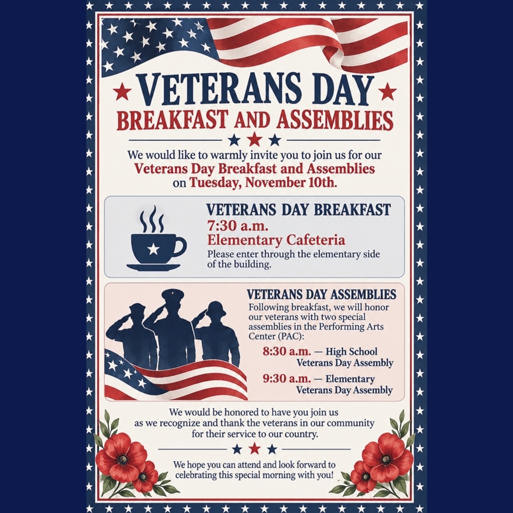 Veterans Day Assembly Invite