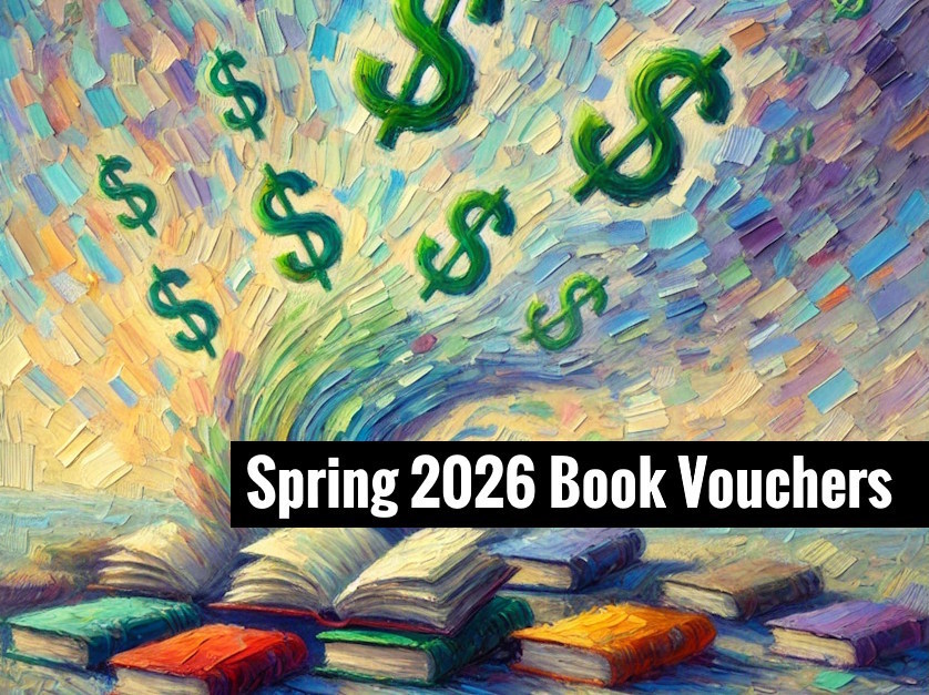 Spring 2026 Book Vouchers are now available.