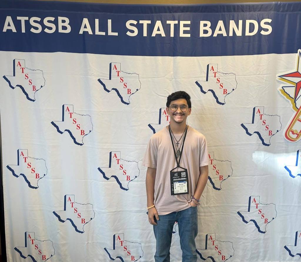 Taft High School Greyhound Band member, Antonio Maldonado,