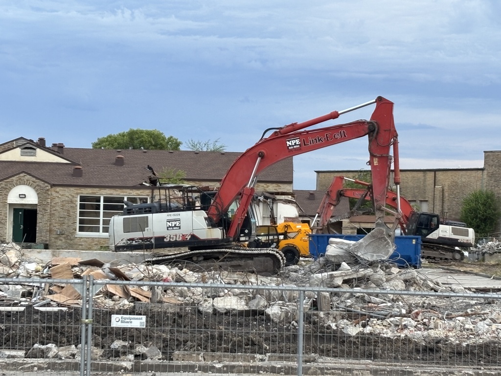 Debris Removal of old Jr High Gym