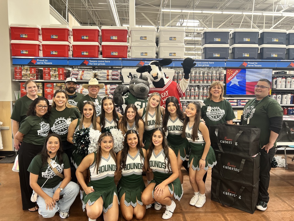 Taft High School Cheerleaders and Chick-Fil-A cow show spirit