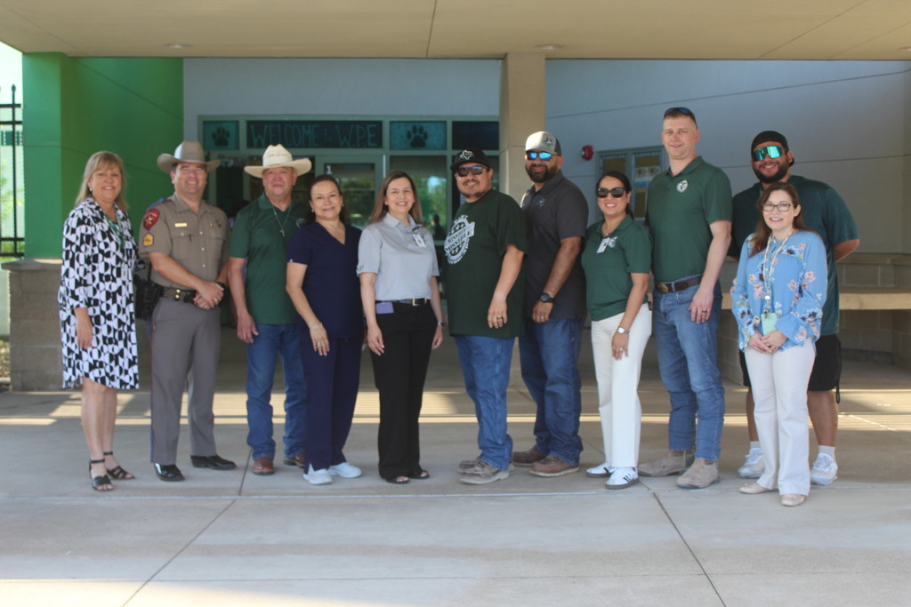 Board Members and DPS at Petty on First Day