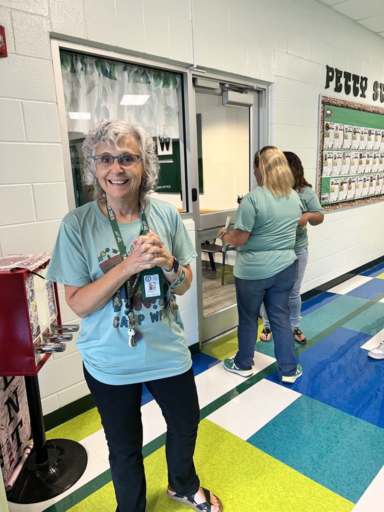 Mrs. Pittman excited for Petty Meet the Teacher
