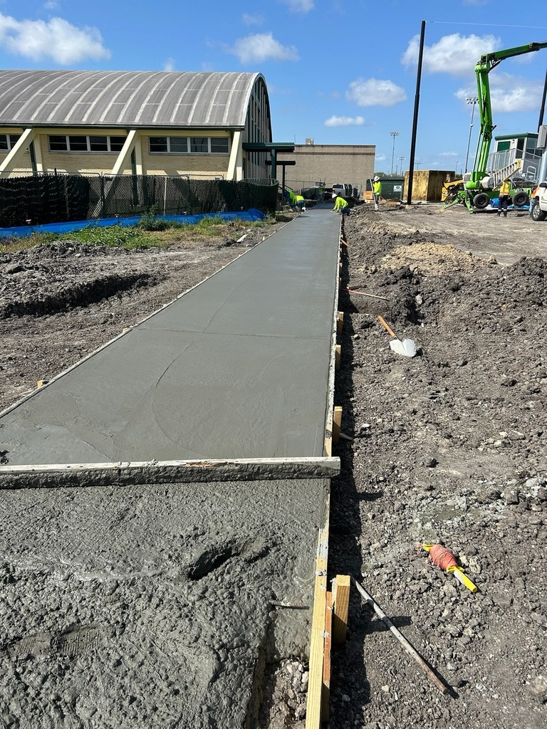 Sidewalk to Baseball Field
