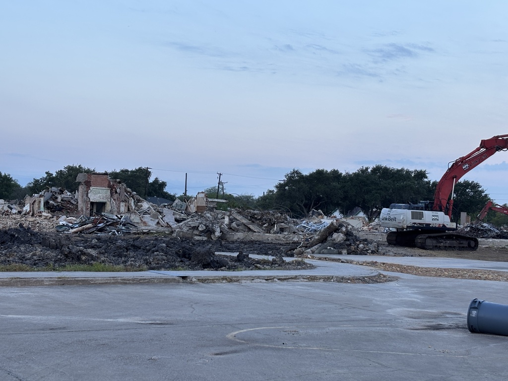 Demolition continues