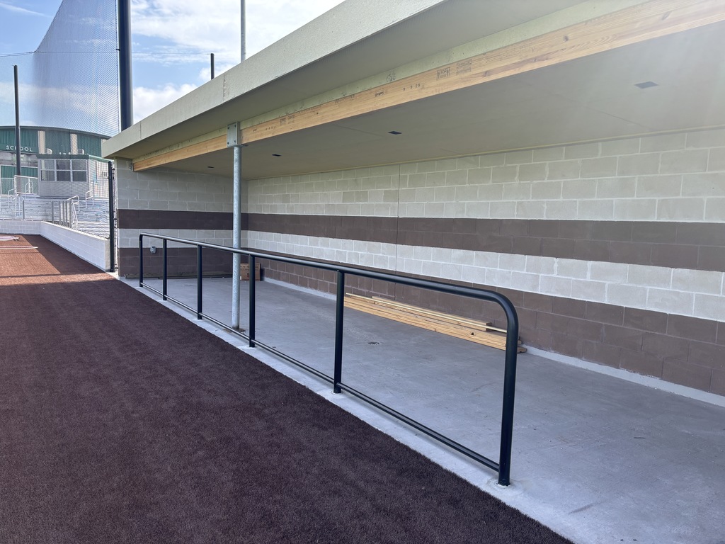 Softball Dugout Railing