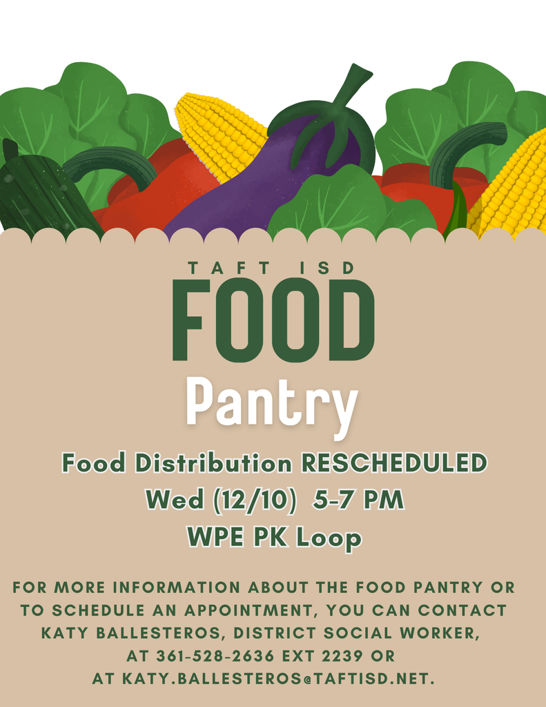 Food Distribution Rescheduled